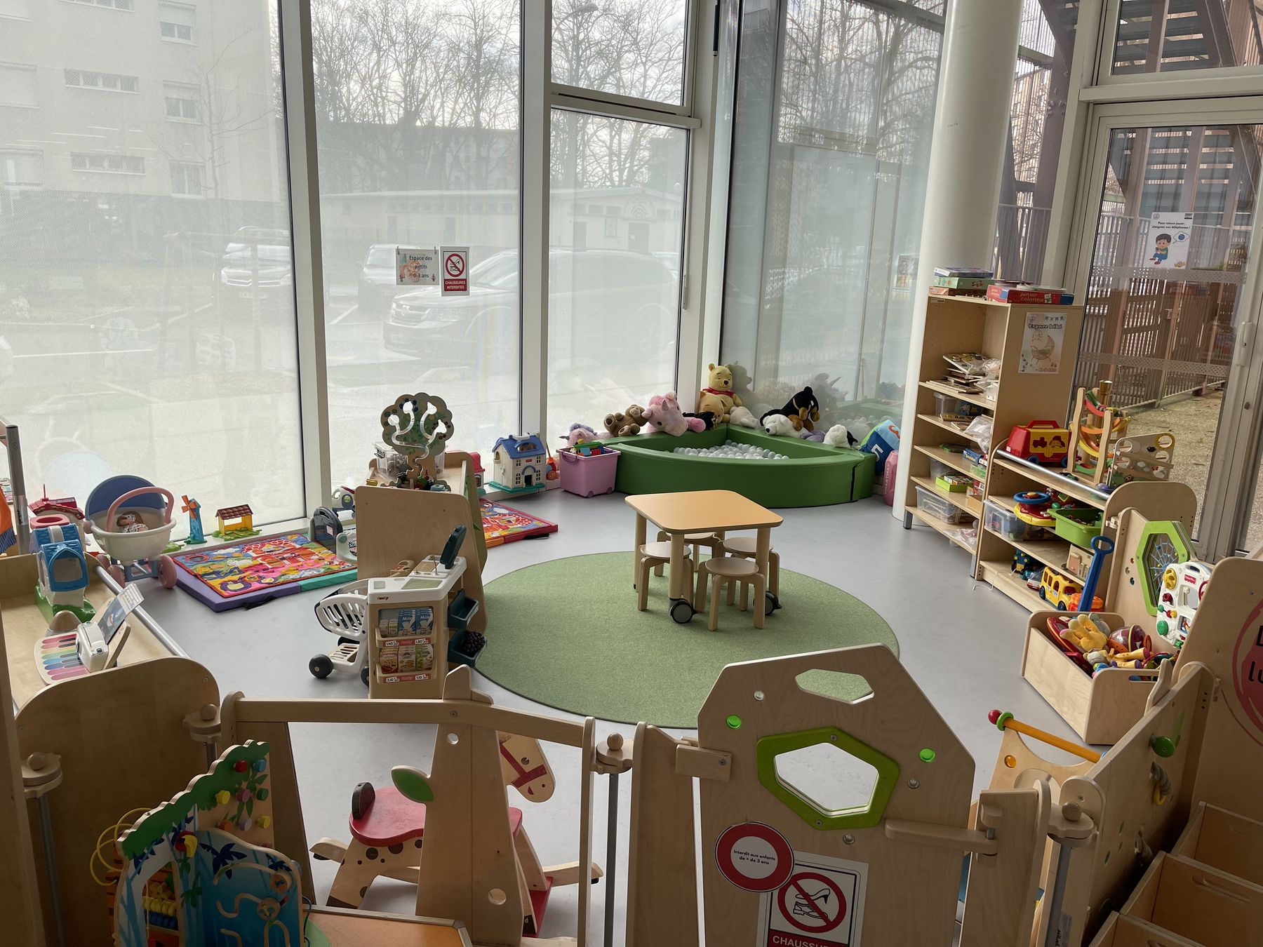 L’espace petite enfance de la ludothèque